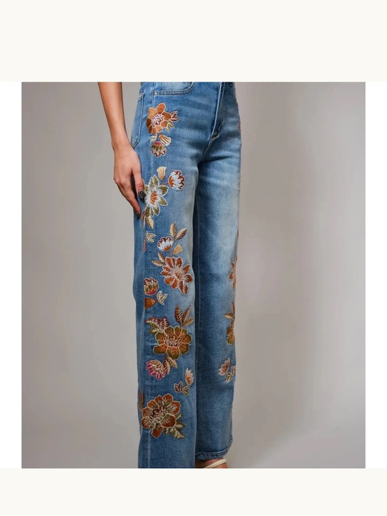 DRIFTWOOD Denim - DRIFTWOOD Charlee Embroidered Jeans NWT